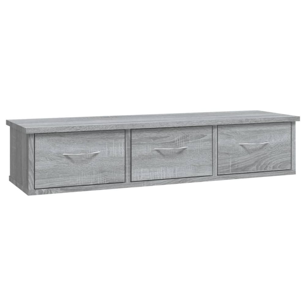 vidaXL Väggskåp grå sonoma 88x26x18,5 cm konstruerat trä