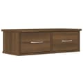 Miniatyrbilde 2 av 8: vidaXL TV-benk brun eik 60x26x18,5 cm konstruert tre