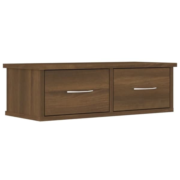 vidaXL TV-benk brun eik 60x26x18,5 cm konstruert tre