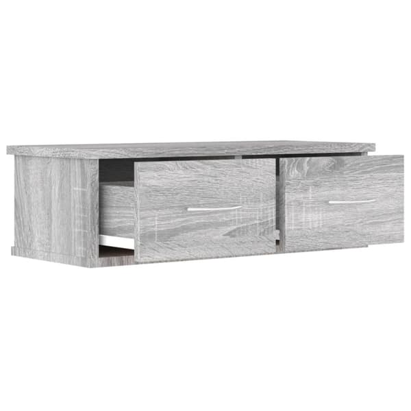 vidaXL Väggskåp grå sonoma 60x26x18,5 cm konstruerat trä