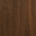 Miniatyrbilde 7 av 8: vidaXL Vegghylle brun eik 104x20x58,5 cm konstruert tre
