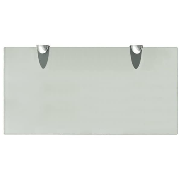vidaXL svævehylde glas 40 x 20 cm 8 mm