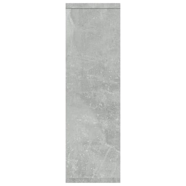 vidaXL væghylde 85x16x52,5 cm konstrueret træ betongrå