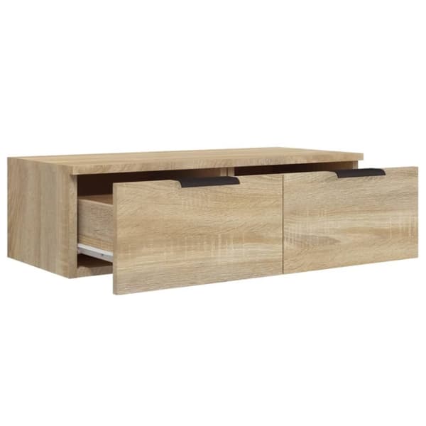 vidaXL vægskab 68x30x20 cm konstrueret træ sonoma-eg