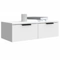 Miniatyrbillede 5 af 11: vidaXL vægskab 68x30x20 cm konstrueret træ hvid