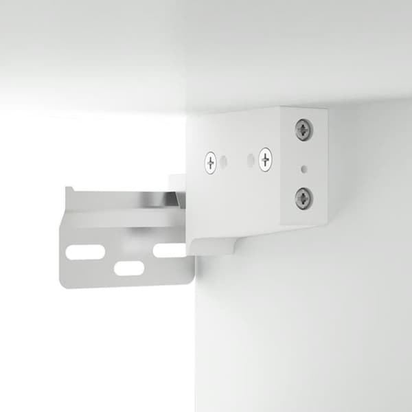 vidaXL vægskab 68x30x20 cm konstrueret træ hvid