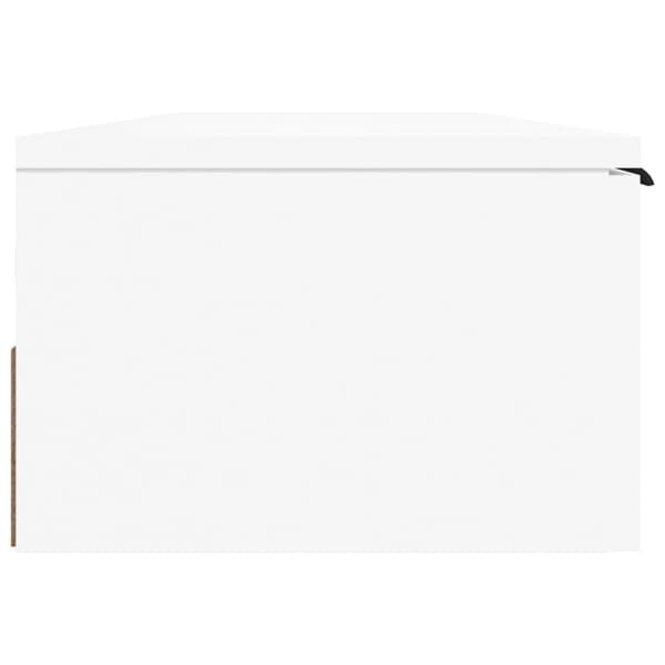 vidaXL vægskab 102x30x20 cm konstrueret træ hvid