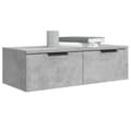 Miniatyrbillede 5 af 11: vidaXL vægskab 68x30x20 cm konstrueret træ betongrå