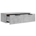 Miniatyrbillede 7 af 11: vidaXL vægskab 68x30x20 cm konstrueret træ betongrå