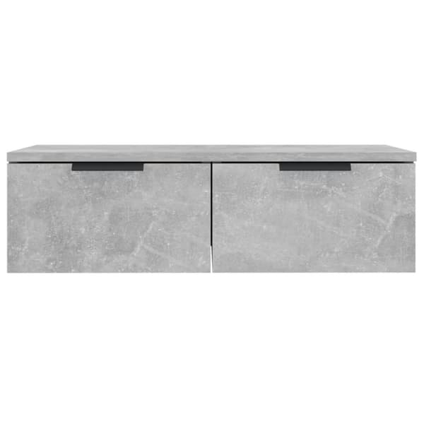 vidaXL vægskab 68x30x20 cm konstrueret træ betongrå