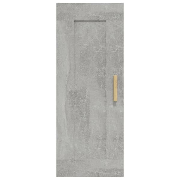 vidaXL vægskab 35x34x90 cm konstrueret træ betongrå