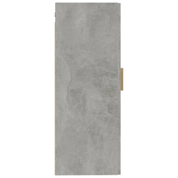 vidaXL vægskab 35x34x90 cm konstrueret træ betongrå