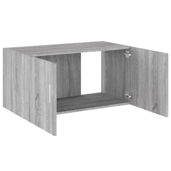 vidaXL vægskab 80x39x40 cm konstrueret træ grå sonoma-eg