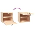 Miniatyrbilde 6 av 11: vidaXL Veggskap 40x30x35 cm heltre furu