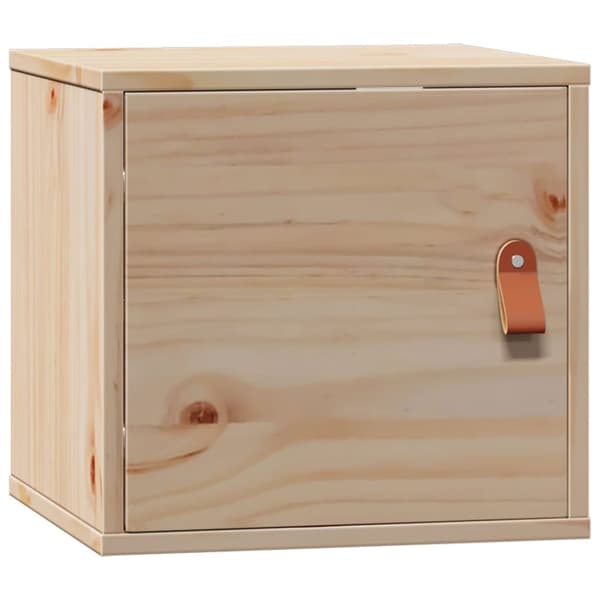 vidaXL Väggskåp 2 st 31,5x30x30 cm massiv furu