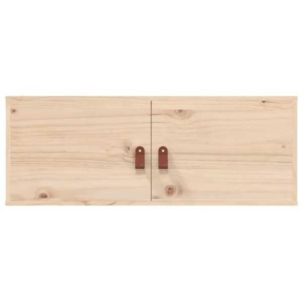 vidaXL Väggskåp 80x30x30 cm massiv furu