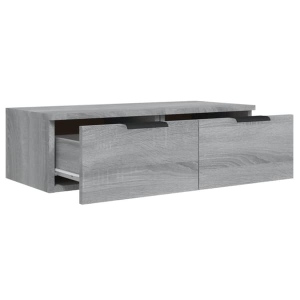 vidaXL vægskab 68x30x20 cm konstrueret træ grå sonoma-eg
