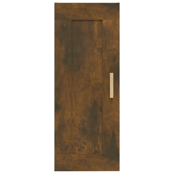 vidaXL vægskab 35x34x90 cm konstrueret træ røget egetræsfarve