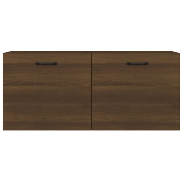 vidaXL vægskab 80x36,5x35 cm konstrueret træ brun egetræsfarve