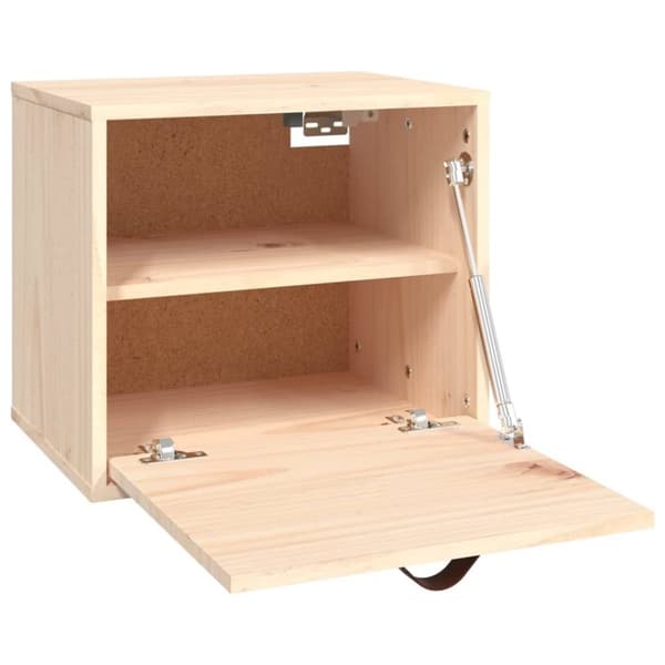 vidaXL vægskab 40x30x35 cm massivt fyrretræ