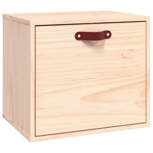 vidaXL vægskab 40x30x35 cm massivt fyrretræ