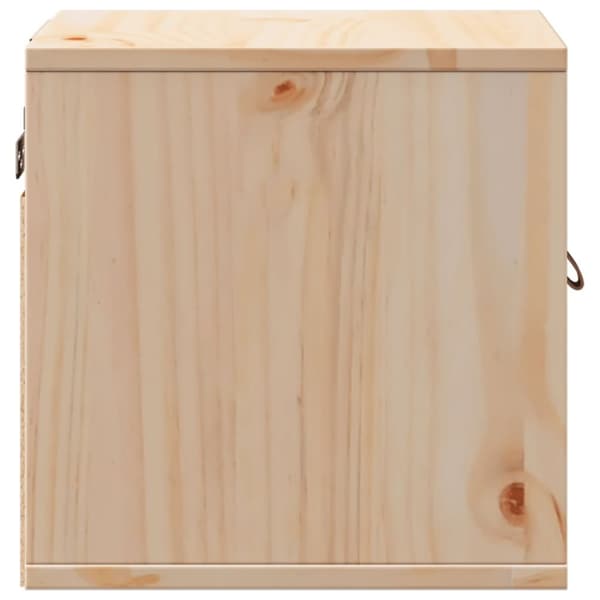vidaXL vægskabe 2 stk. 31,5x30x30 cm massivt fyrretræ