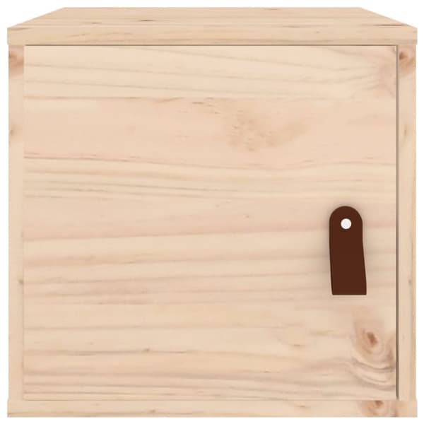vidaXL vægskab 31,5x30x30 cm massivt fyrretræ