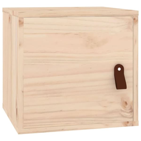 vidaXL vægskab 31,5x30x30 cm massivt fyrretræ