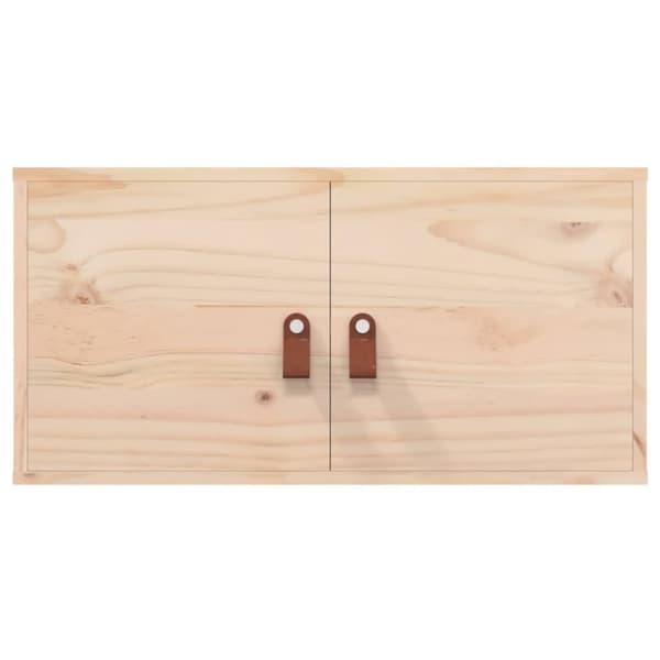 vidaXL Seinäkaapit 2 kpl 60x30x30 cm täysi mänty