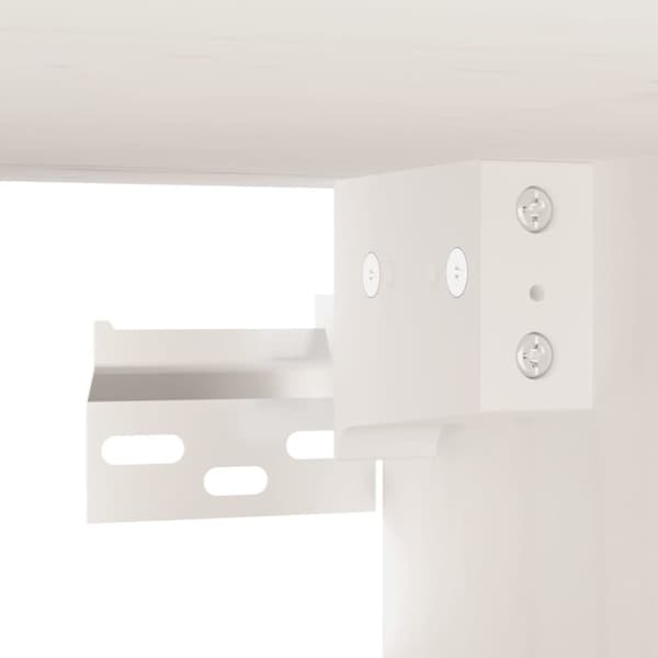 vidaXL Seinäkaapit 2 kpl valkoinen 80x30x30 cm täysi mänty