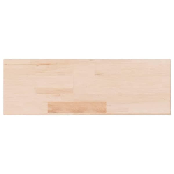vidaXL Hylleplate 60x20x4 cm ubehandlet heltre eik