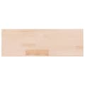 Miniatyrbilde 2 av 5: vidaXL Hylleplate 60x20x2,5 cm ubehandlet heltre eik