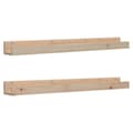Pikkukuva 1 / 11: vidaXL Seinähyllyt 2 kpl 110x12x9 cm täysi mänty