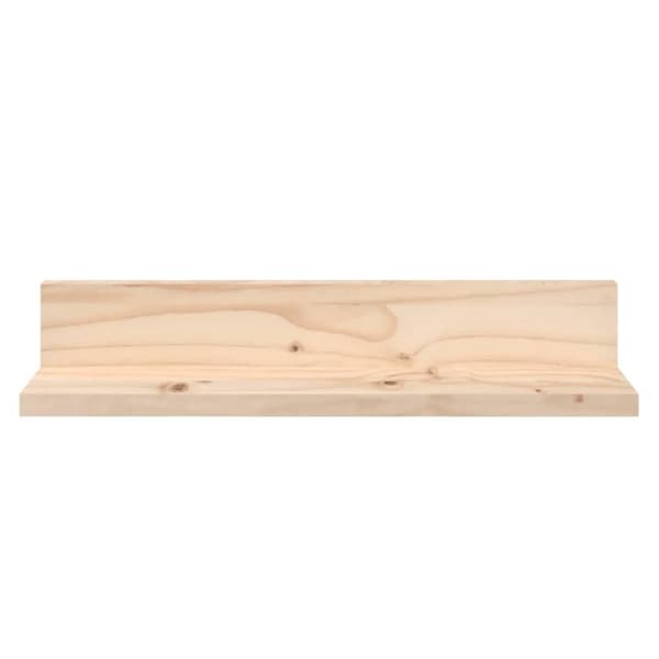 vidaXL Väggskåp 2 st 50x11x9 cm massiv furu