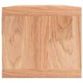 Miniatyrbilde 3 av 7: vidaXL Vegghylle med kurver 62x18x16 cm heltre valnøtt