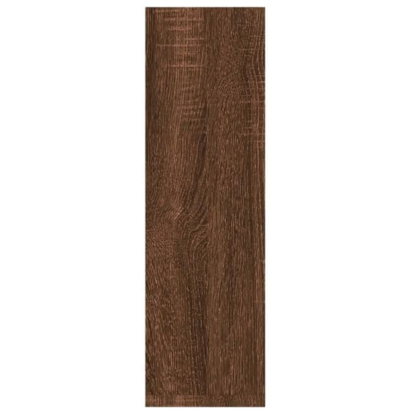 vidaXL Vägghyllor 2 st brun ek 50x15x50 cm konstruerat trä