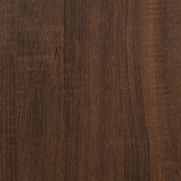 vidaXL Vägghyllor 2 st brun ek 50x15x50 cm konstruerat trä
