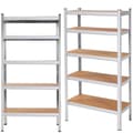 Miniatyrbild 2 av 4: Hylla - SPRINGOS - 5 hyllplan - Galvaniserad metall - 90 x 30 x 180 cm - Max. 875 kg