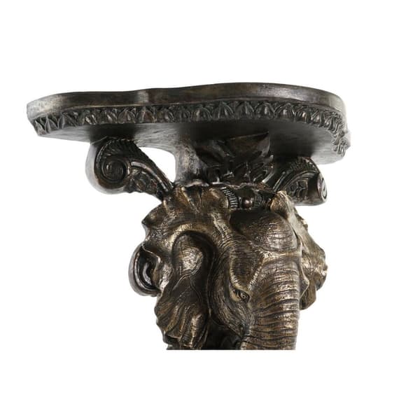Hylder DKD Home Decor Elefant Gylden Harpiks (36,5 x 16,5 x 36 cm)