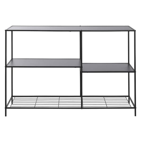Hylder DKD Home Decor 100 x 30 x 70 cm Sort Metal Brun Træ MDF