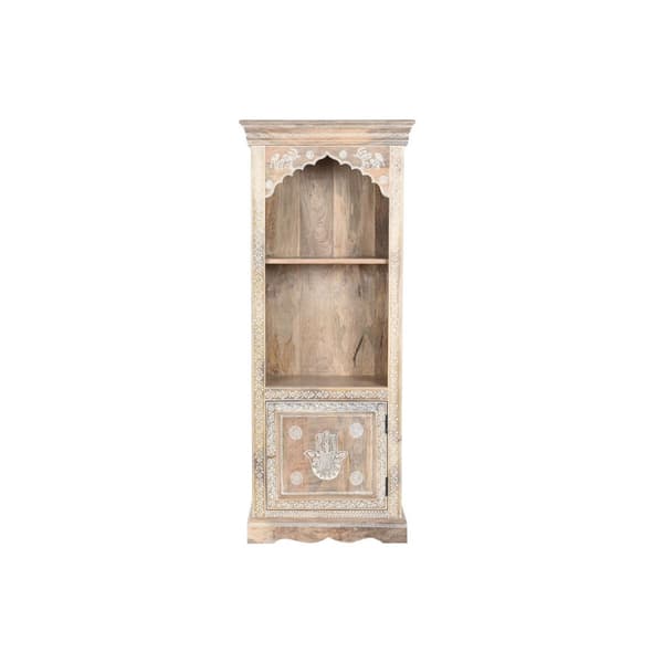 Boghandel DKD Home Decor Blå Hvid Multifarvet Natur Mangotræ Træ MDF 61 x 30 x 152 cm