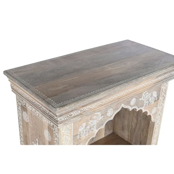 Boghandel DKD Home Decor Blå Hvid Multifarvet Natur Mangotræ Træ MDF 61 x 30 x 152 cm