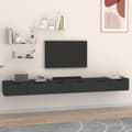 Miniatyrbillede 2 af 7: vidaXL vægskabe 2 stk. 102x30x20 cm konstrueret træ sort