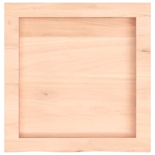vidaXL Hyllplan 40x40x(2-4) cm obehandlad massiv ek