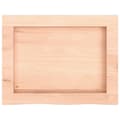 Miniatyrbild 6 av 11: vidaXL Hyllplan 40x30x(2-4) cm obehandlad massiv ek
