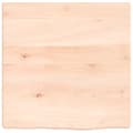Miniatyrbilde 2 av 4: vidaXL Hyllplan 40x40x2 cm obehandlad massiv ek
