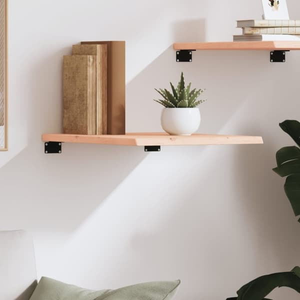 vidaXL Hyllplan 40x60x2 cm obehandlad massiv ek