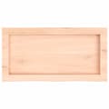 Miniatyrbilde 6 av 11: vidaXL Vegghylle 60x30x(2-4) cm ubehandlet heltre eik