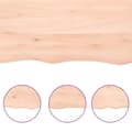 Miniatyrbilde 7 av 11: vidaXL Vegghylle 60x30x(2-4) cm ubehandlet heltre eik