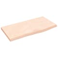 Miniatyrbilde 1 av 11: vidaXL Vegghylle 60x30x(2-4) cm ubehandlet heltre eik